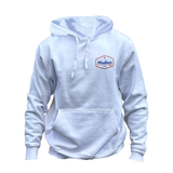 Madgear Longboard White Fleece Hoodie