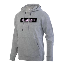 Supreme Heather Grey Fleece Hoodie