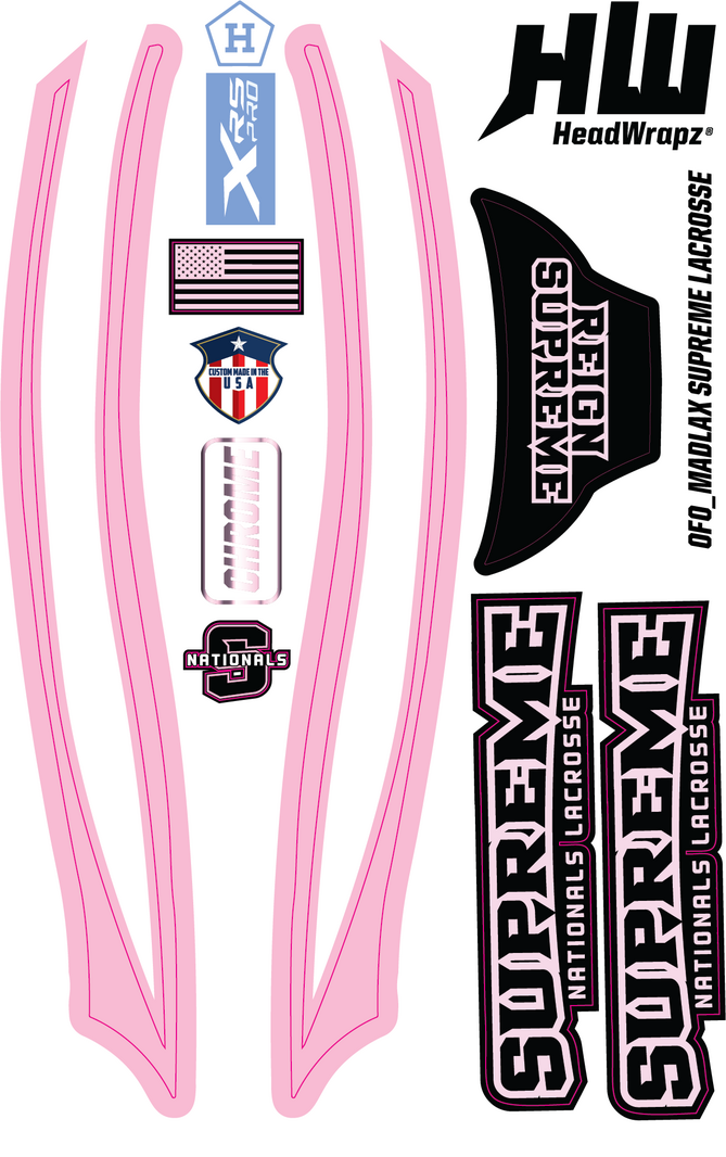 Supreme Nationals Helmet Wraps