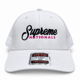 Supreme Nationals White Mesh Back Hat