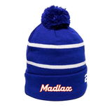 MadGear Script Royal Pom Pom Beanie