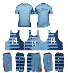Custom 3-Piece Game Set (Reversible Jersey, Game Shorts, Shooter Shirt)