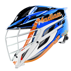 Madlax All-Stars Official Royal Chrome Cascade XRS Pro Helmet with decals