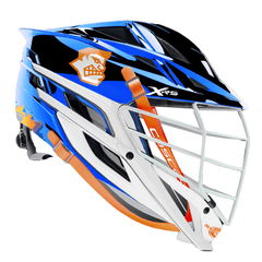Madlax All-Stars Official Royal Chrome Cascade XRS Pro Helmet with decals