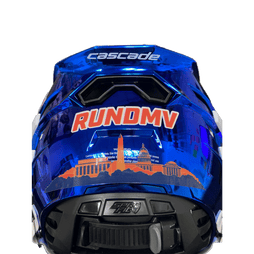 Madlax All-Stars Official Royal Chrome Cascade XRS Pro Helmet with decals