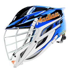 Madlax All-Stars Official Royal Chrome Cascade XRS Pro Helmet with decals