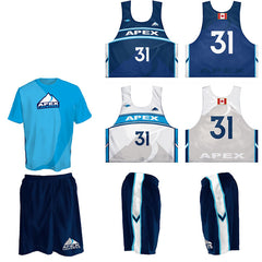 Custom 3-Piece Game Set (Reversible Jersey, Game Shorts, Shooter Shirt)