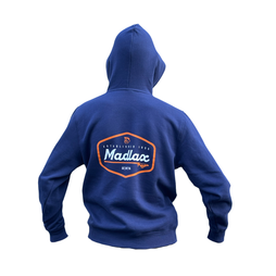 Madgear Longboard Navy Blue Fleece Hoodie