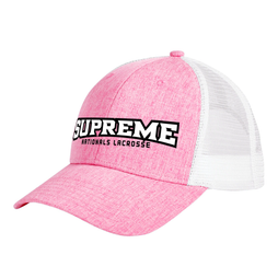 Supreme Nationals Pink Mesh Back Hat