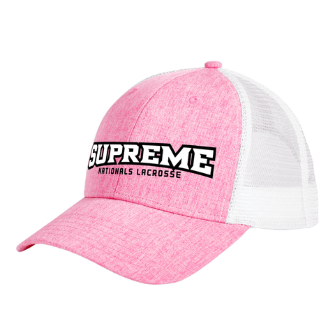 Supreme Nationals Pink Mesh Back Hat – Madlax