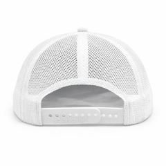 MadGear White with Royal Longboard Patch Mesh Back Hat