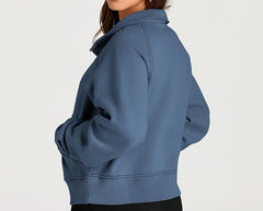 Team Half Zip Cropped Pullover (For Moms and Girls)