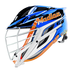 Madlax All-Stars Official Royal Chrome Cascade XRS Helmet with Wraps