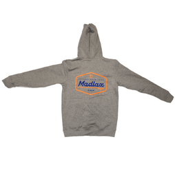 Madgear Longboard Heather Grey Fleece Hoodie